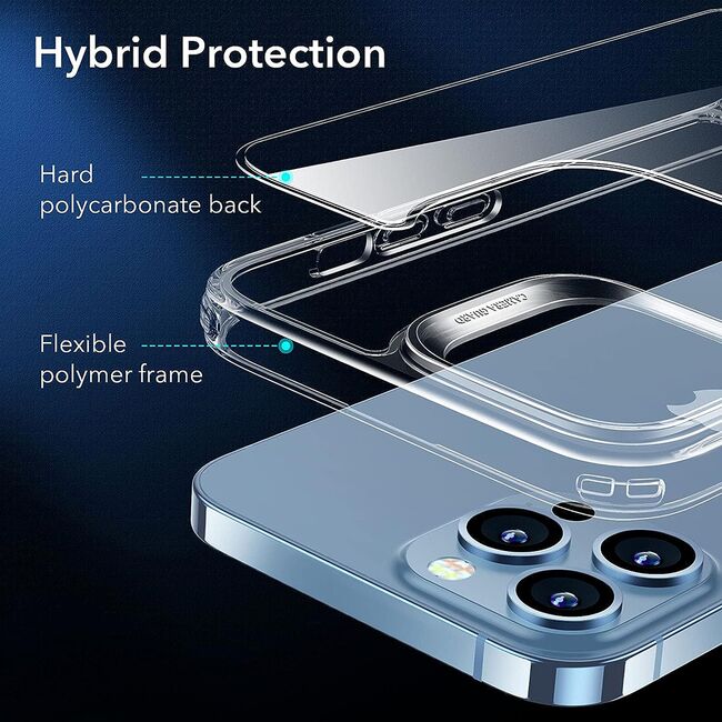 Husa iPhone 13 Pro Max ESR Air Shield Boost Kickstand, transparenta