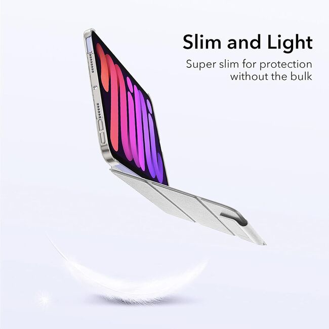 Husa iPad mini 6 (2021) ESR Ascend Trifold, Silver Grey