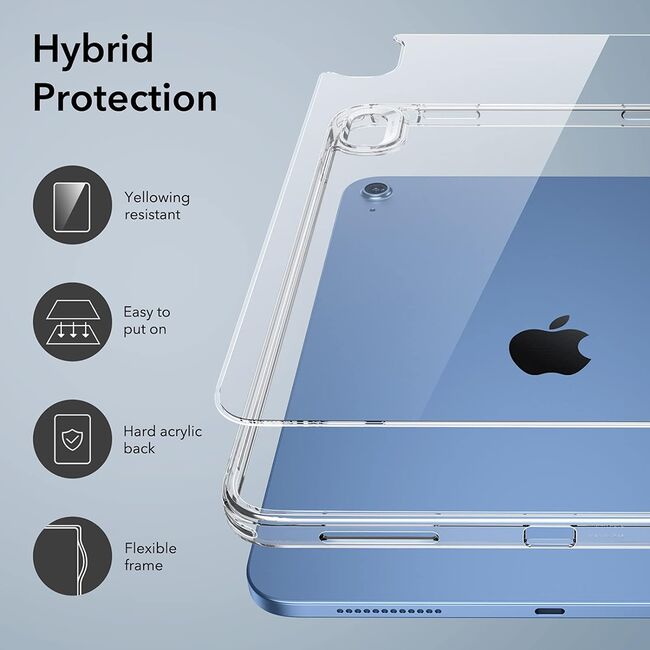 Husa iPad 10 (2022) 10.9 ESR - Classic Hybrid - Clear