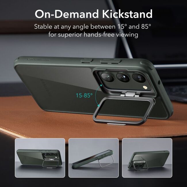 Husa Samsung Galaxy S23 Plus ESR - Classic Kickstand - Clear Green