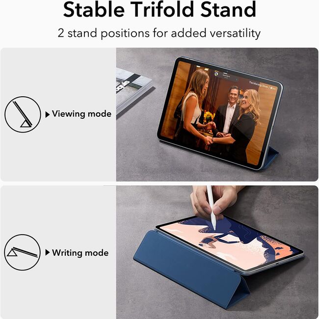 Husa iPad 10 2022 10.9 inch ESR - Rebound Magnetic functie stand si sleep/wake-up - navy blue