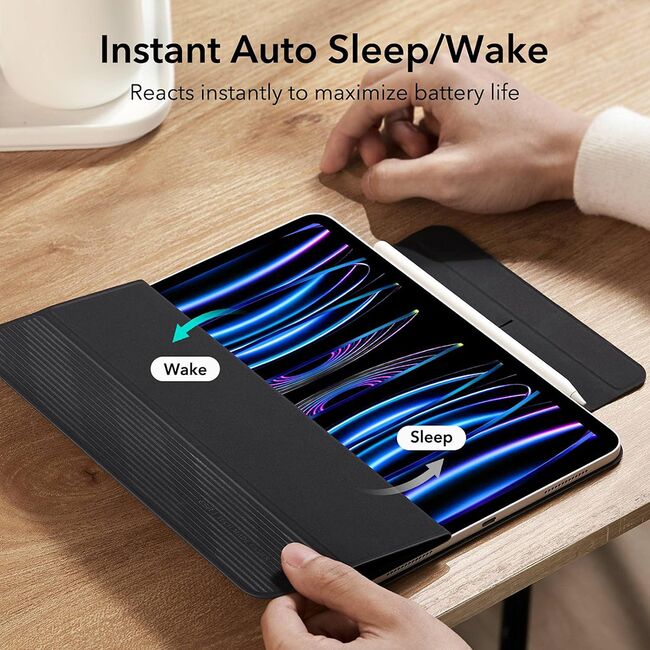 Husa iPad Pro 11 inch 2022 / 2021 ESR - Rebound Magnetic functie stand si sleep/wake-up - negru
