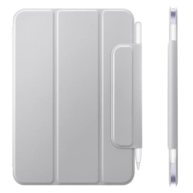 Husa iPad Mini 6 ESR - Rebound Magnetic functie stand si sleep/wake-up - silver grey