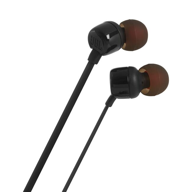Casti audio cu fir, in-ear JBL T110, mufa Jack 3.5mm, negru