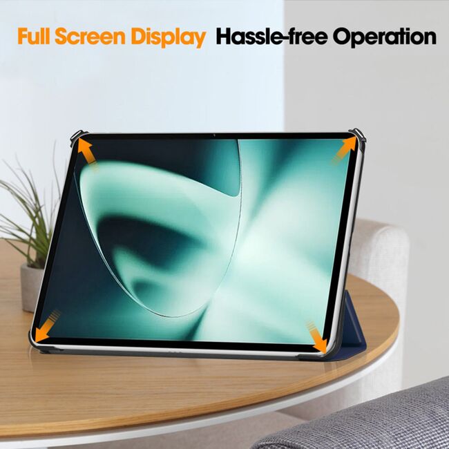 Husa OnePlus Pad 11.6 inch, ProCase functie sleep/wake-up, UltraSlim de tip stand, navy blue