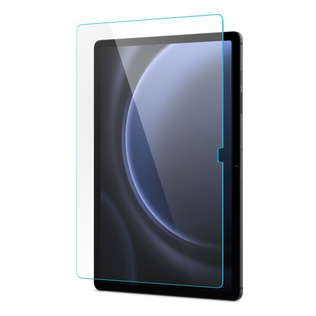 Folie sticla Samsung Galaxy Tab S9 FE+ Plus Spigen Glas.tR Slim, transparenta