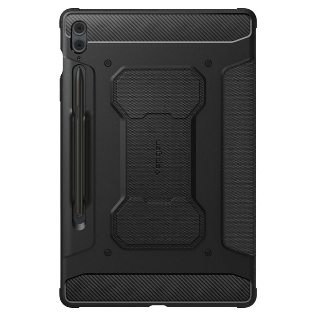 Husa pentru Samsung Galaxy Tab S9 FE Plus - Spigen Rugged Armor Pro - Black