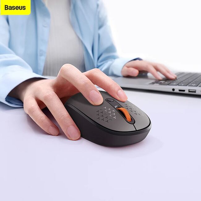 Mouse Bluetooth wireless Baseus, 1600 DPI, B01055502833-00, Frosted Grey