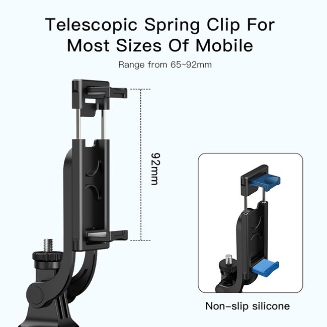 Selfie stick trepied cu telecomanda Yesido SF13, negru