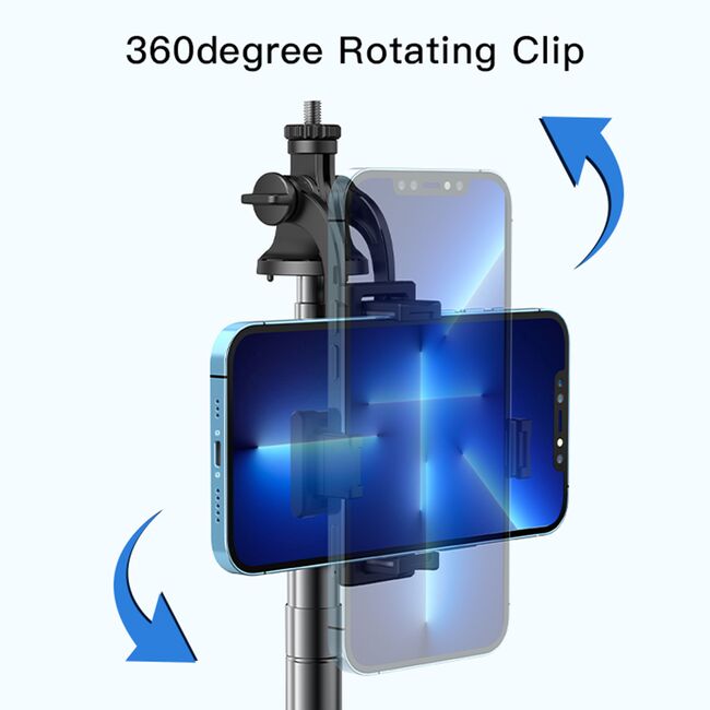 Selfie stick trepied cu telecomanda Yesido SF13, negru
