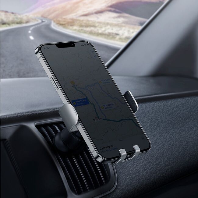 Suport telefon auto pentru grila ventilatie Baseus, SUJS000012