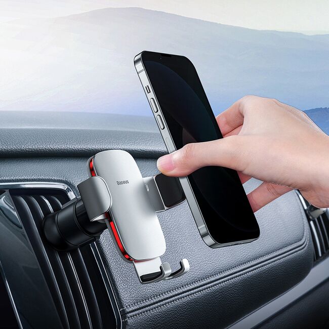 Suport telefon auto pentru grila ventilatie Baseus, SUJS000012