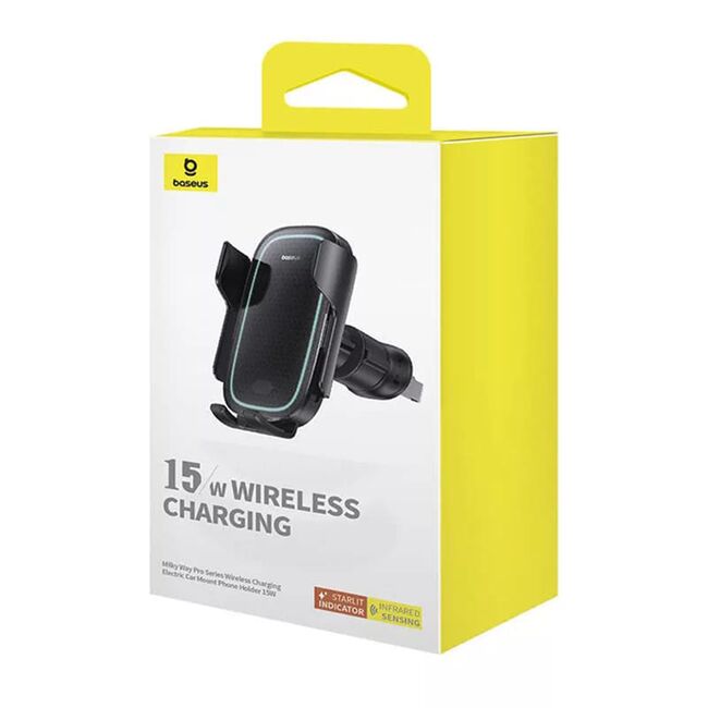 Suport auto cu incarcare wireless 15W Baseus, C40357000111-00