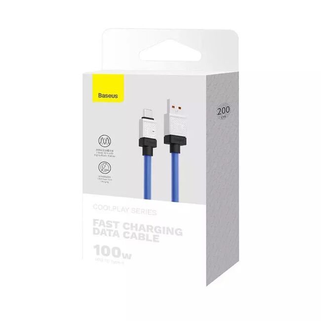 Cablu Super Fast Charging USB-C PD100W Baseus, 2m, CAKW000703