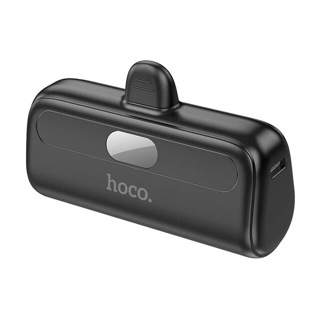 Acumulator extern Hoco - Power Bank Cool (J116) Mini Pocket cu LED Digital Display, 5000mAh - alb