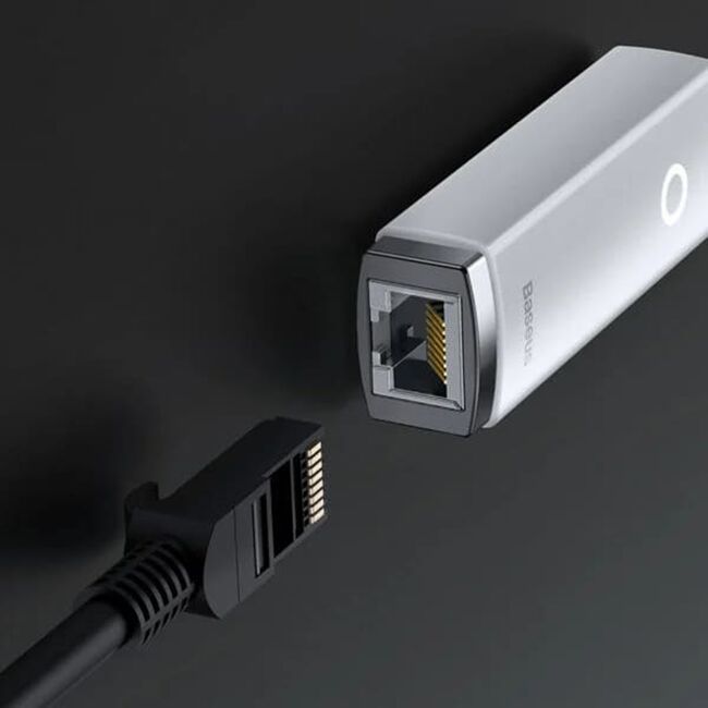 Adaptor USB la RJ45 100Mbps, Baseus, WKQX000002