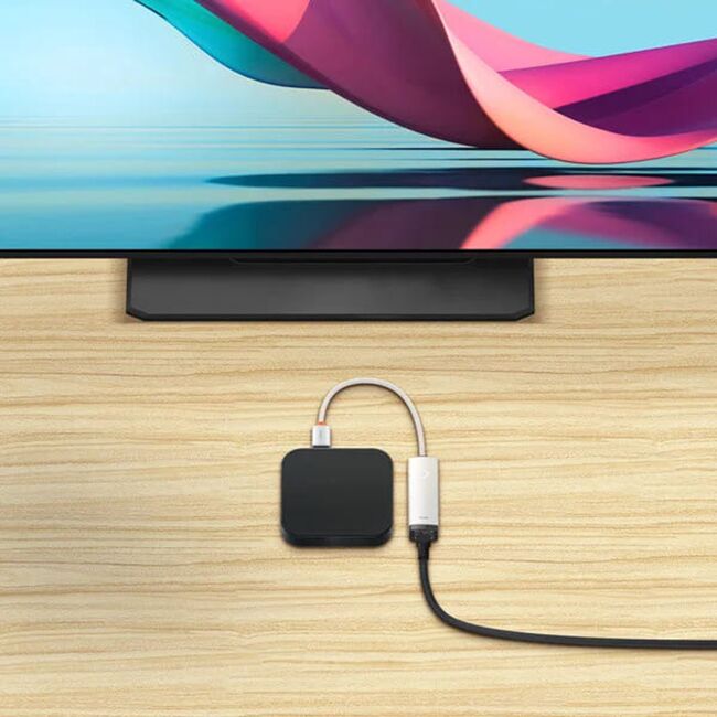 Adaptor USB la RJ45 100Mbps, Baseus, WKQX000002