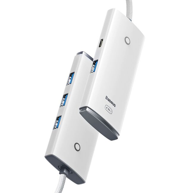 Docking station USB la 4xUSB3.0, tip C Baseus, 2m, WKQX030202