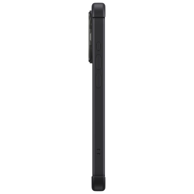 [Pachet 360°] Husa cu folie integrata iPhone 15 Pro ESR Armor Tough Kickstand HaloLock, negru/transparenta