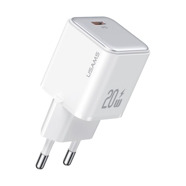 Incarcator Fast Charging tip C PD20W Usams, alb, US-CC183