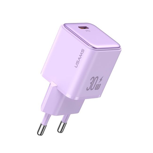 Incarcator tip C PD30W Fast Charging Usams, mov, US-CC186