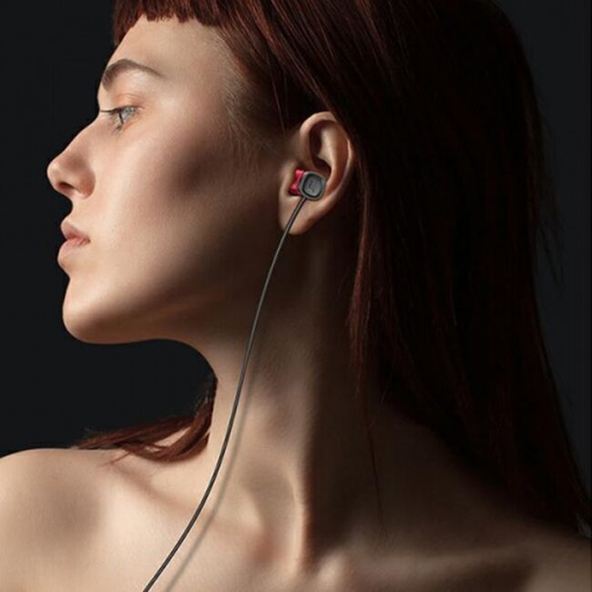 Casti Type-C in Ear cu microfon Usams EP-46, negru, HSEP4603