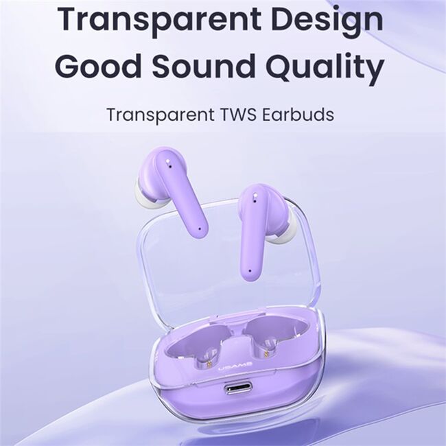 Casti wireless Bluetooth in-ear TWS earbuds Usams, mov, US-BE16