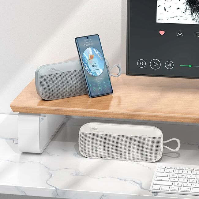Mini boxa wireless Bluetooth, curea de mana Hoco HC21, blue