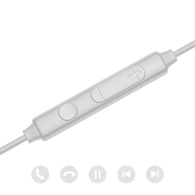 Casti in-ear USB-C cu fir si microfon Joyroom, negru, JR-EC03