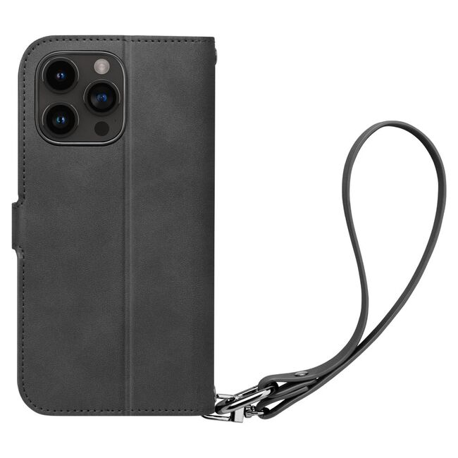 Husa iPhone 15 Pro Max Spigen Wallet S Pro, negru