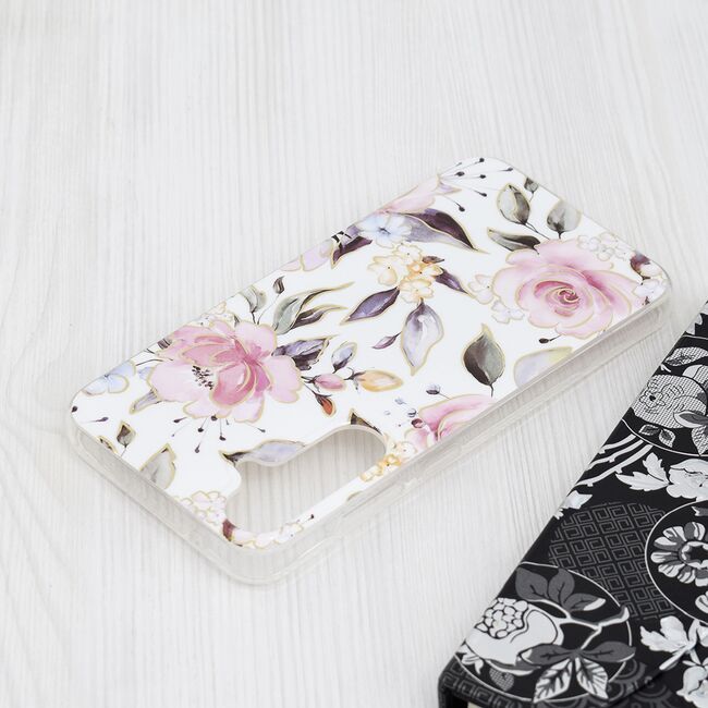 Husa Samsung Galaxy S23 FE Techsuit Marble, Chloe White