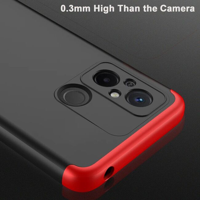 [Pachet 360°] Husa + folie Xiaomi Redmi 12C GKK Original, negru