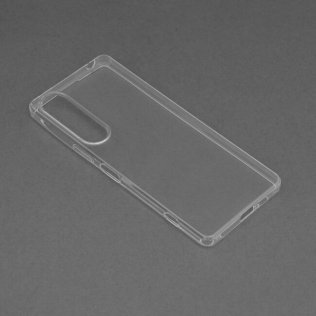 Husa Sony Xperia 1 V Techsuit Clear Silicone, transparenta
