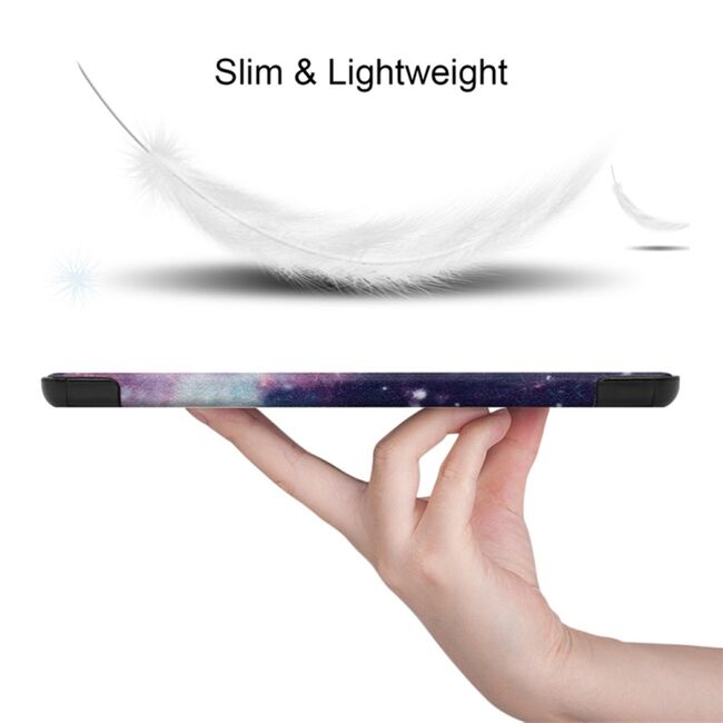 Husa Samsung Galaxy Tab S9 / S9 FE UltraSlim de tip stand, functie sleep/wake-up - galaxy