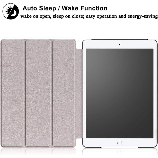 Husa iPad 10.2 inch 9/8/7 2021/2020/2019 cu functie wake-up/sleep, tip stand - starry night