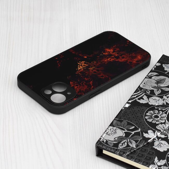 Husa iPhone 15 Plus Techsuit Glaze, Red Nebula