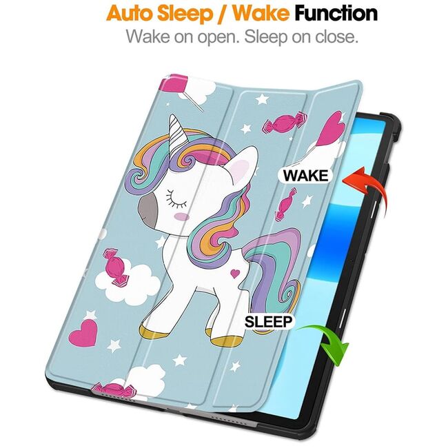 Husa Huawei MatePad 11.5 inch UltraSlim de tip stand, functie wake-up/sleep - unicorn