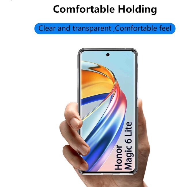 Husa pentru Honor Magic 6 Lite 5G Slim Anti-Shock 1.5mm, Transparent