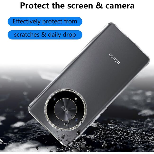 Husa pentru Honor Magic 6 Lite 5G Slim Anti-Shock 1.5mm, Transparent