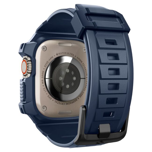 [Pachet husa + curea] Apple Watch Ultra / Ultra 2 Spigen Rugged Armor Pro, navy blue