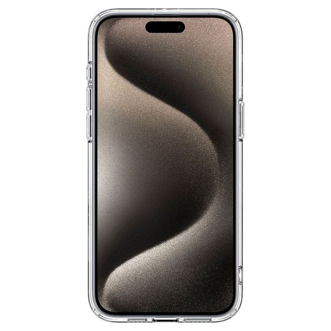 Husa iPhone 15 Pro Max Spigen Ultra Hybrid MagSafe Zero One, Natural Titanium