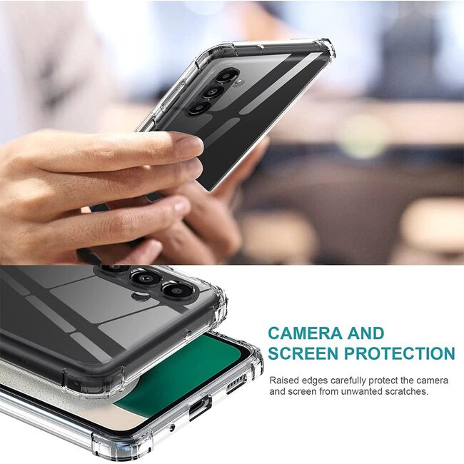 Husa pentru Samsung Galaxy A05s Anti-Shock 1.5mm, reinforced 4 corners, transparent