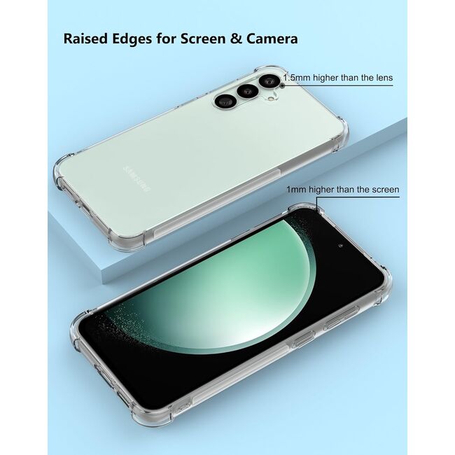 Husa pentru Samsung Galaxy S23 FE Anti Shock 1.3mm Reinforced 4 corners (transparent)