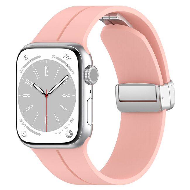 Curea Apple Watch 1/2/3/4/5/6/7/8/9/SE/SE 2 (38/40/41mm) Techsuit, W011, pink