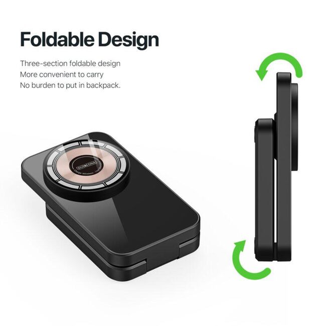 Statie de incarcare wireless pentru iPhone Duzzona W17, negru