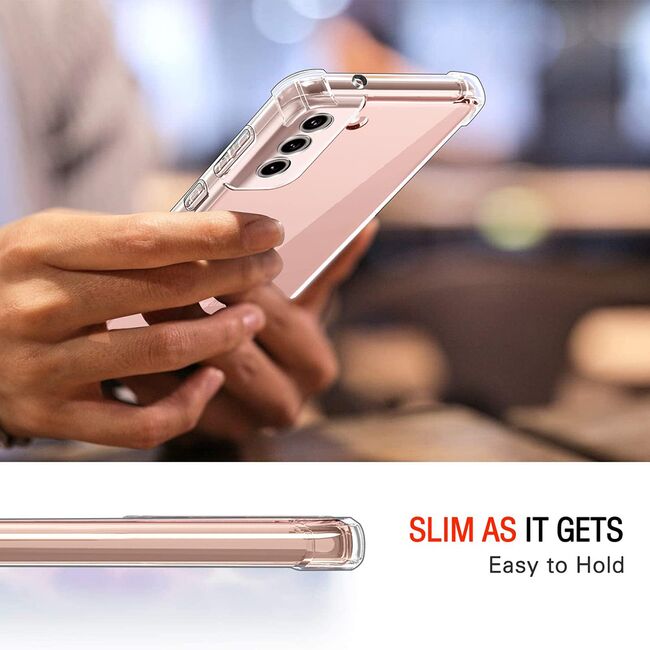 Husa Samsung Galaxy S22 5G Techsuit Shockproof Clear Silicone, transparenta