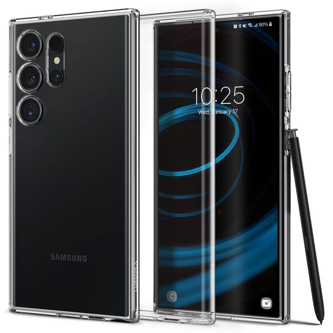 Husa Samsung Galaxy S24 Ultra Spigen Liquid Crystal, transparenta