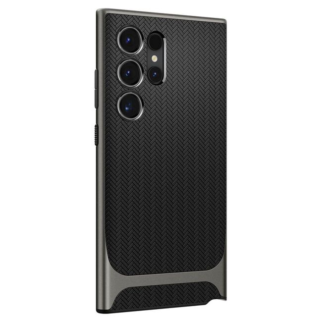 Husa Samsung Galaxy S24 Ultra Spigen Neo Hybrid, gunmetal