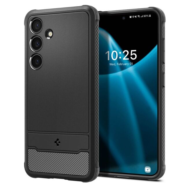 Husa Samsung Galaxy S24 Spigen Rugged Armor, negru