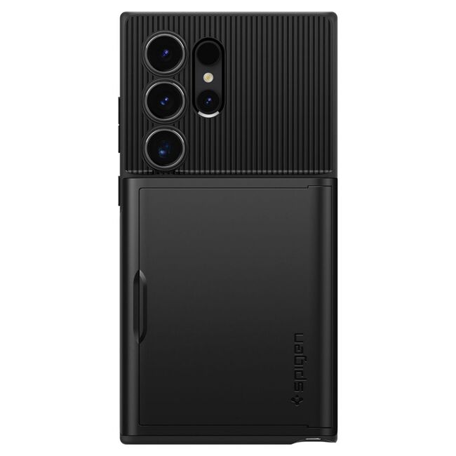 Husa Samsung Galaxy S24 Ultra Spigen Slim Armor CS, negru